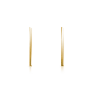 Mini Tick Tock Gold Earrings