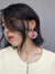 Sparrow and Plum Blossom Earrings (White)