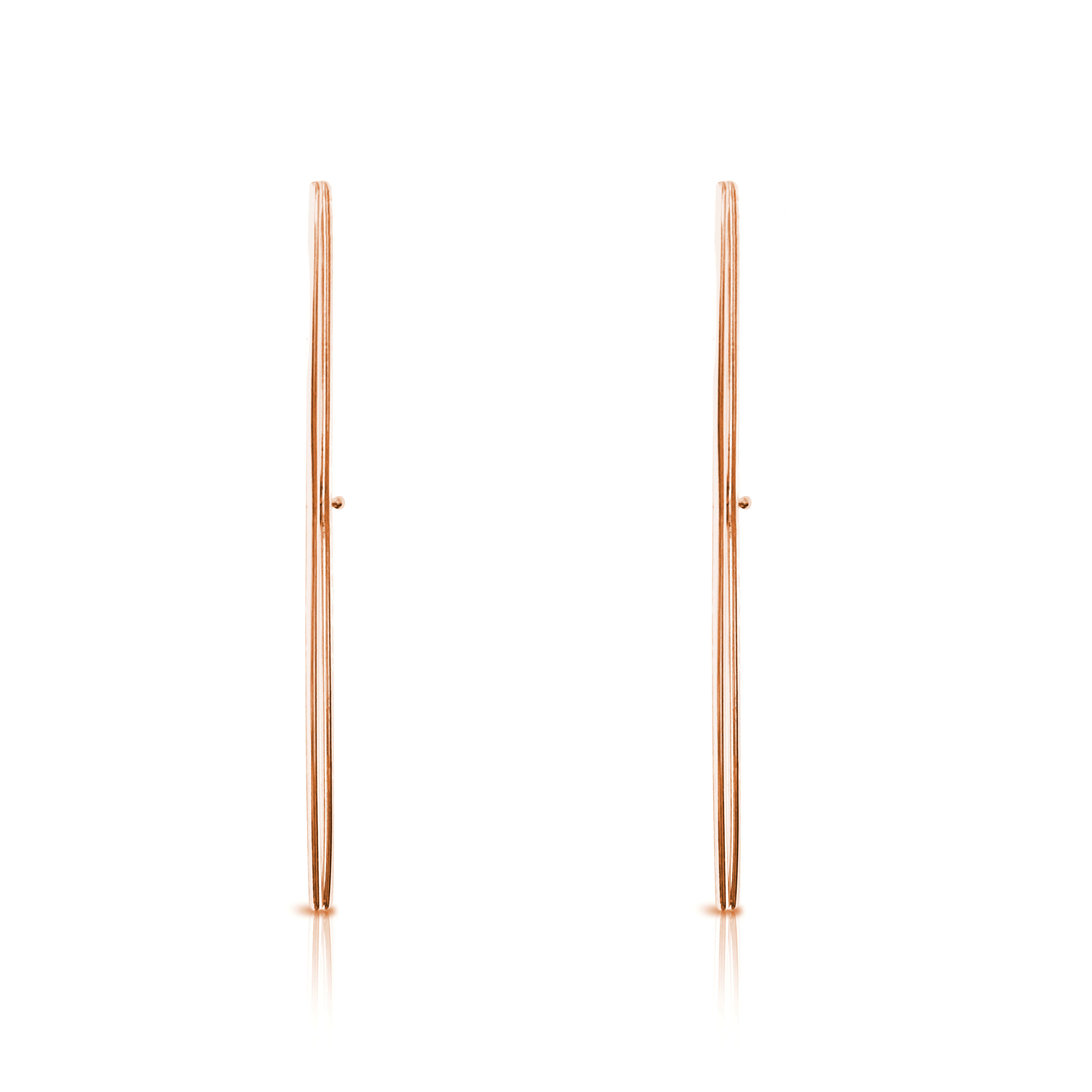 Tick Tock Rose Gold Earrings