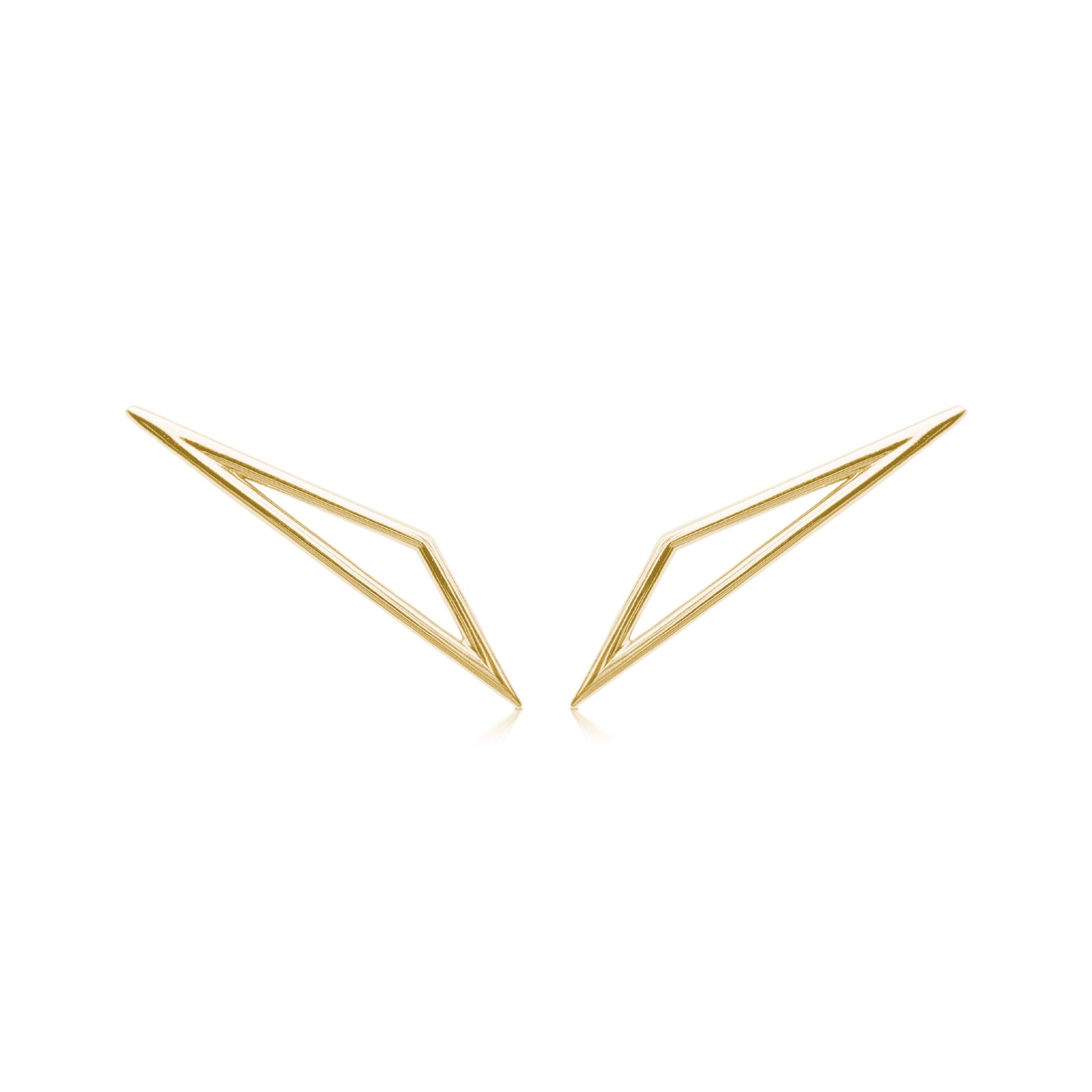 Fight or Flight Gold Earrings