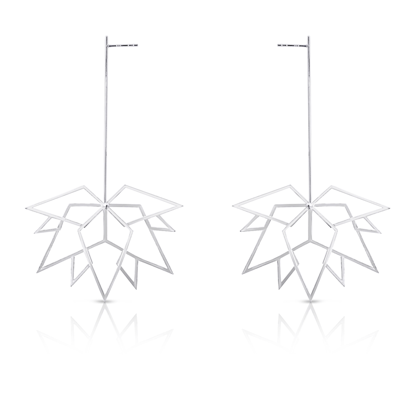 Maple Leaf Sterling Silver Earrings