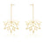 Maple Leaf Yellow Gold Earrings